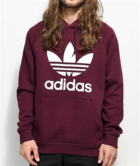 maroon adidas hoodie.